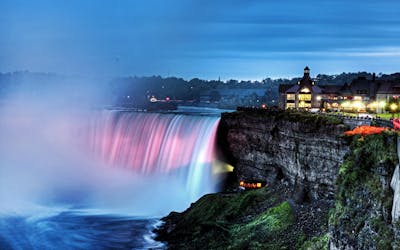 Night on Niagara experience in Canada with Power Station Light Show